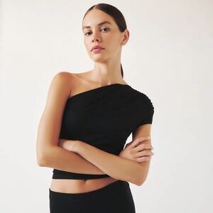 Reformation Francisco Knit Top Black - Size M